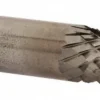 Diamond-Pattern Router Bit: 3/8" Dia, 7/8" LOC, 3/8" Shank Dia, End Mill End