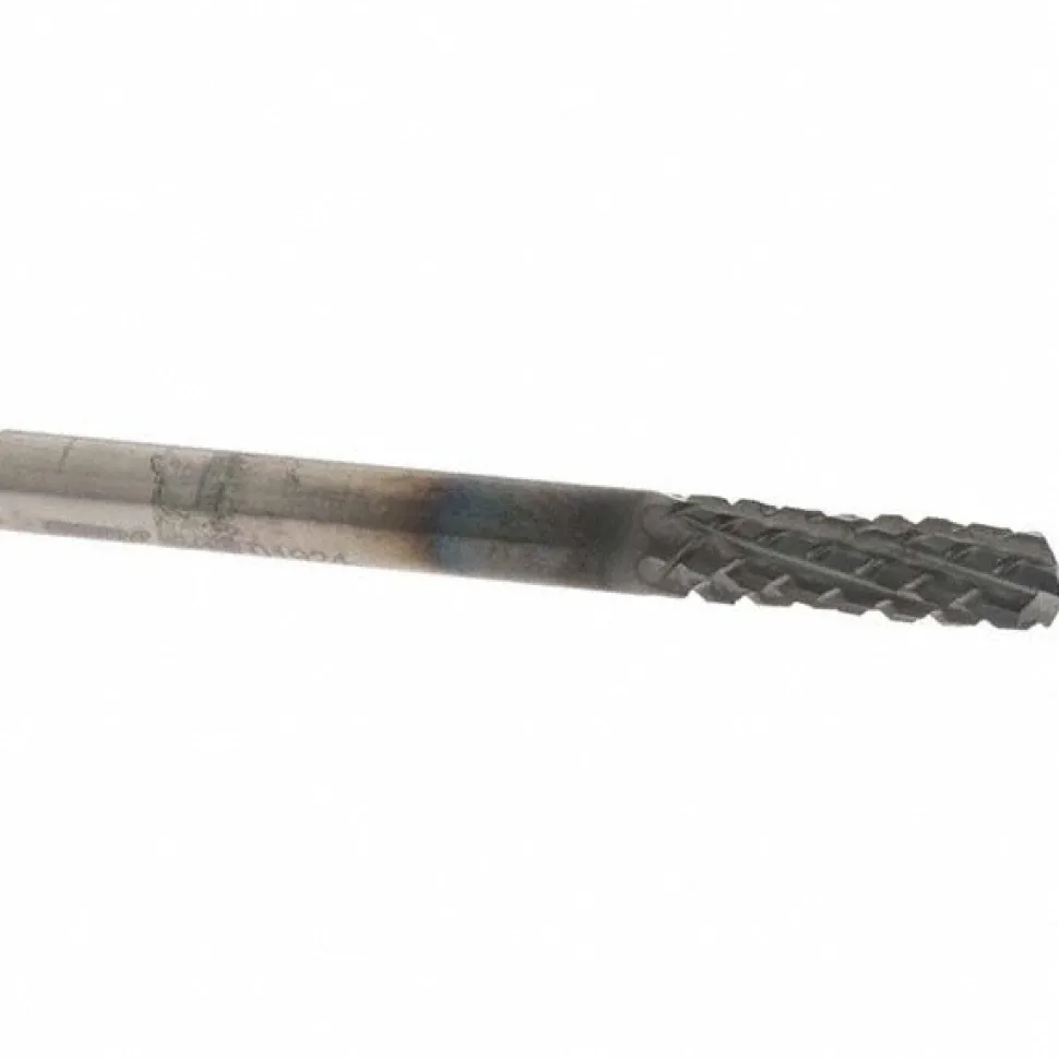 Diamond-Pattern Router Bit: 3/16" Dia, 9/16" LOC, 3/16" Shank Dia, End Mill End