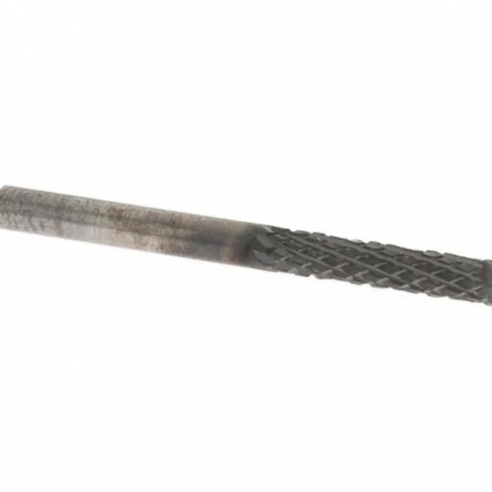 Diamond-Pattern Router Bit: 1/8" Dia, 1/2" LOC, 1/8" Shank Dia, End Mill End