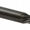 Diamond-Pattern Router Bit: 3/16" Dia, 5/8" LOC, 1/4" Shank Dia, End Mill End