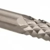Diamond-Pattern Router Bit: 1/4" Dia, 3/4" LOC, 1/4" Shank Dia, Burr End