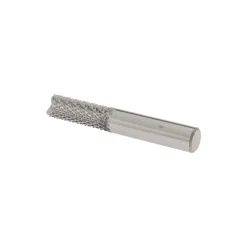 Diamond-Pattern Router Bit: 3/8" Dia, 1" LOC, 3/8" Shank Dia, End Mill End