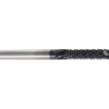 Diamond-Pattern Router Bit: 3/8" Dia, 1" LOC, 3/8" Shank Dia, End Mill End