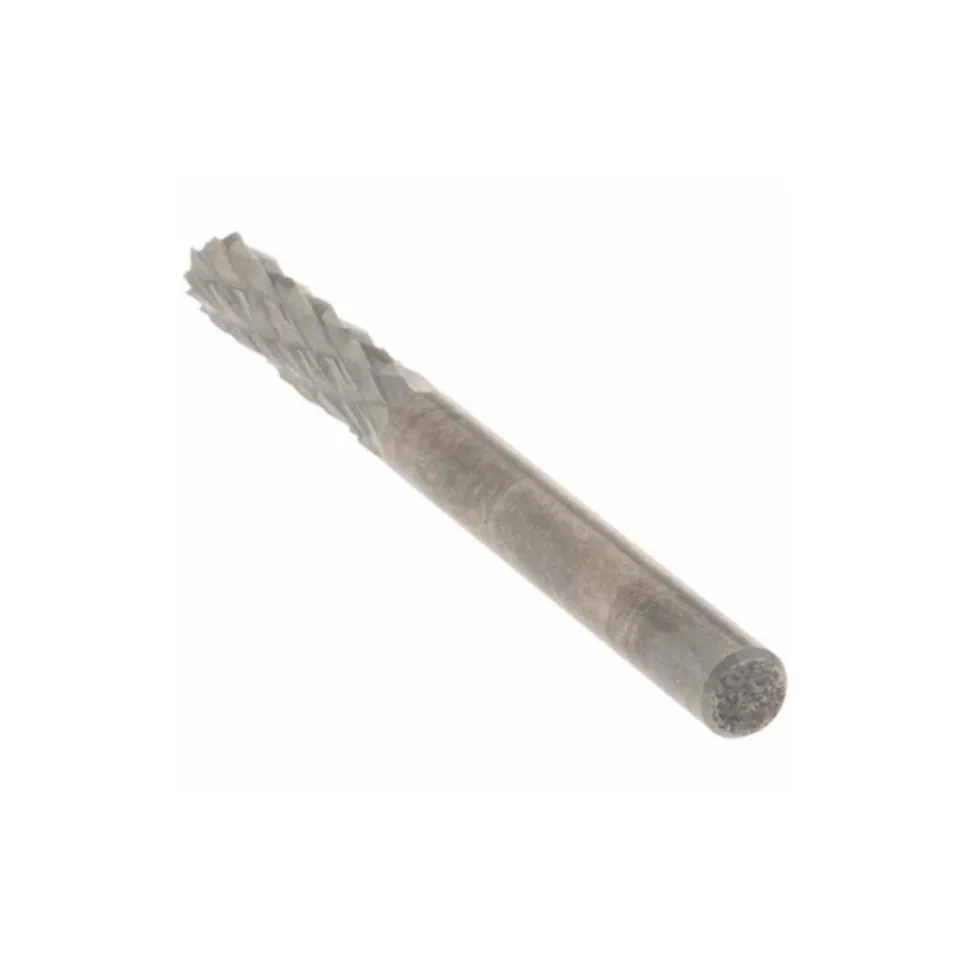 Diamond-Pattern Router Bit: 1/8" Dia, 1/2" LOC, 1/8" Shank Dia, End Mill End