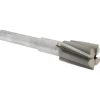 1" Dia, 1/2" Shank, Dia, 4 Flutes, Straight Shank, Interchangeable Pilot Counterbore