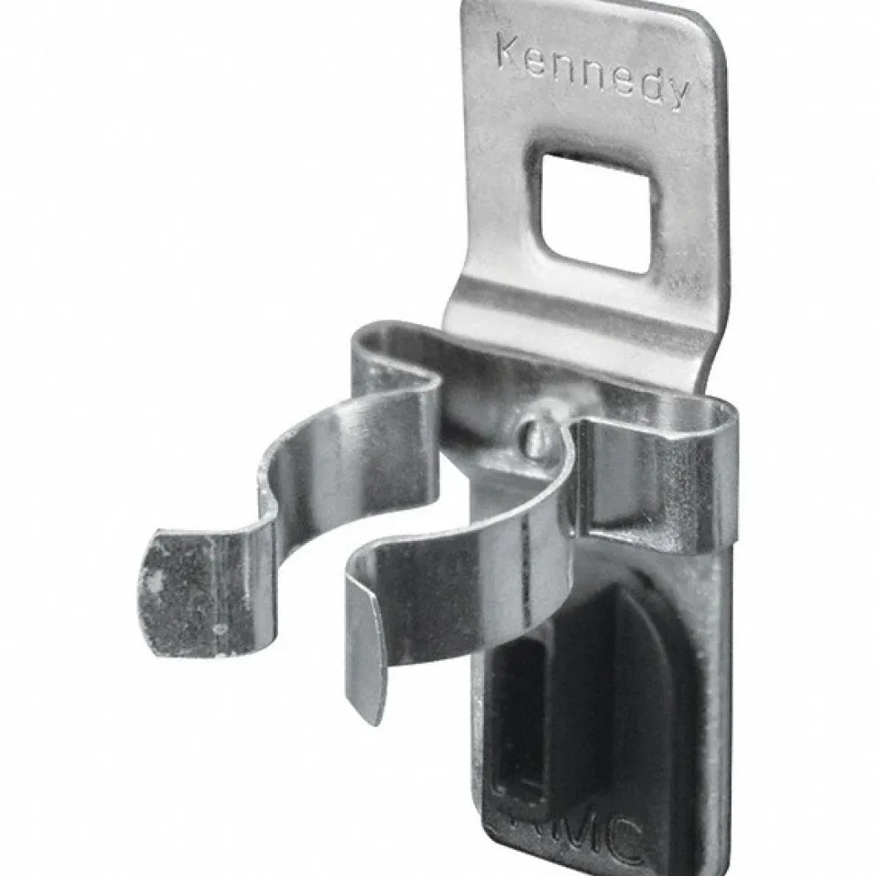 3/4" Dia, Single Spring Clip Pegboard Hook