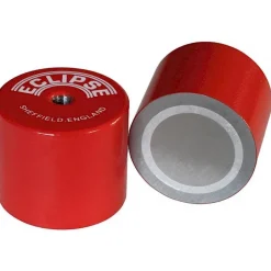 13/16" Dia, 10-32 Thread, 5 Lb Average Pull Force, Mild Steel, Alnico Pot Magnets