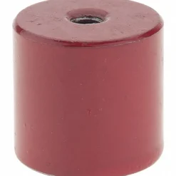 1-1/16" Dia, 1/4-20 Thread, 18 Lb Average Pull Force, Nickel Chrome Plated Alnico Pot Magnets
