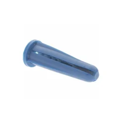 1/4" Dia x 1" OAL, #10 to #12 Screw, Plastic Plug Drywall & Hollow Wall Anchor