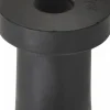 1/4-20, 0.74" Dia x 0.187" Thick Flange, Rubber Insulated Rivet Nut