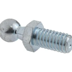 0.39" Dia, 5/16-18, Zinc Plated Ball Studs