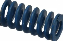 Die Spring: 3/4" Hole Dia, 3/8" Rod Dia, 1-1/2" Free Length, Blue