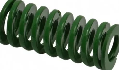 Die Spring: 3/4" Hole Dia, 3/8" Rod Dia, 1-3/4" Free Length, Green