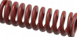 Die Spring: 1" Hole Dia, 1/2" Rod Dia, 3" Free Length, Red