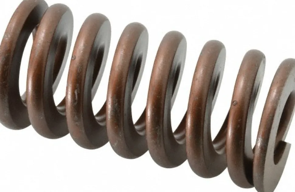 Die Spring: 2" Hole Dia, 1" Rod Dia, 4" Free Length, Gold