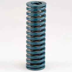 Die Spring: 3/4" Hole Dia, 3/8" Rod Dia, 3" Free Length, Blue
