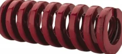 Die Spring: 3/4" Hole Dia, 3/8" Rod Dia, 2" Free Length, Red