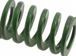 Die Spring: 5/8" Hole Dia, 11/32" Rod Dia, 1" Free Length, Green