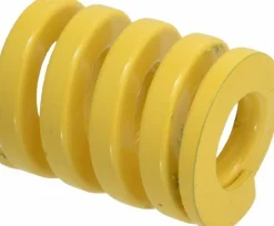 Die Spring: 2" Hole Dia, 1" Rod Dia, 2-1/2" Free Length, Yellow
