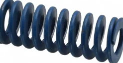 Die Spring: 1" Hole Dia, 1/2" Rod Dia, 2-1/2" Free Length, Blue