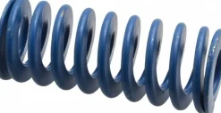 Die Spring: 1-1/4" Hole Dia, 5/8" Rod Dia, 3" Free Length, Blue