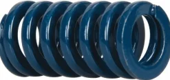 Die Spring: 5/8" Hole Dia, 11/32" Rod Dia, 1-1/4" Free Length, Blue