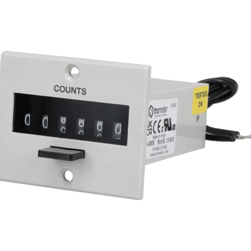 6 Digit Wheel Display Totalizer