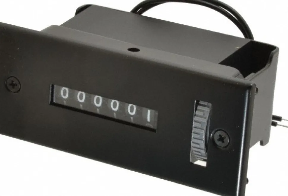 6 Digit Wheel Display Totalizer