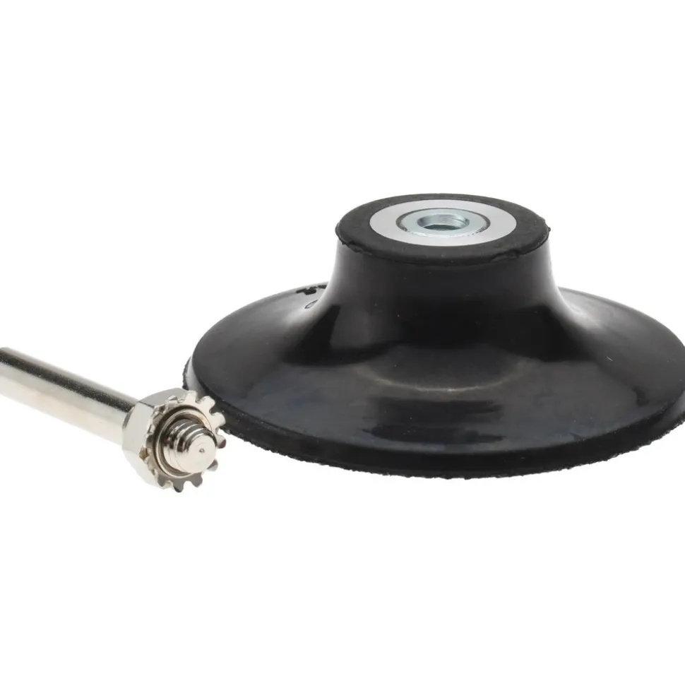Disc Backing Pad: 3" Dia, Quick-Change Type R