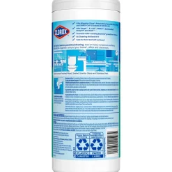 Disinfecting Wipes, Bleach Free Cleaning Wipes, 1-Ply, 7" x 8", Fresh Scent, White
