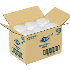 Disinfecting Wipes, 1-Ply, Fresh Scent, 7" x 8", White