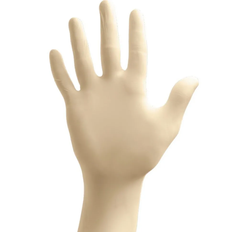 Disposable Gloves: Series Microflex Diamond Grip, Size Medium, 6.3000 mil, Latex, General Purpose, Powder-Free