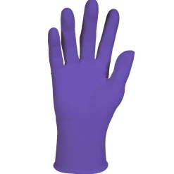 Disposable Gloves: Series Kimtech Purple Nitrile, Size Large, 6.0000 mil, Nitrile, Medical, Powder-Free
