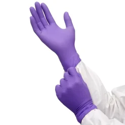 Disposable Gloves: Series Kimtech Purple Nitrile, Size Medium, 6.0000 mil, Nitrile, Medical, Powder-Free