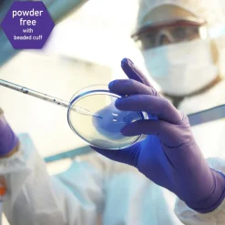 Disposable Gloves: Series Kimtech Purple Nitrile, Size Medium, 6.0000 mil, Nitrile, Medical, Powder-Free