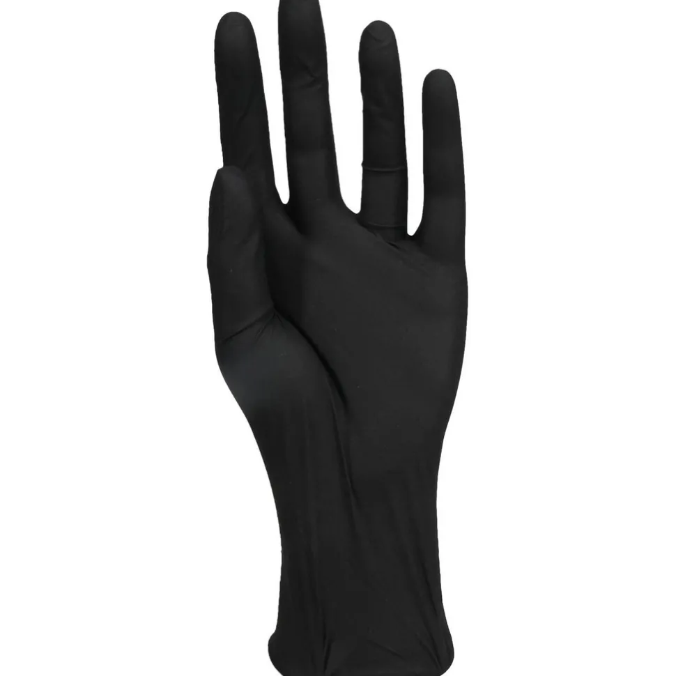 Disposable Gloves: Size Large, 5.0000 mil, Nitrile, General Purpose, Powder-Free
