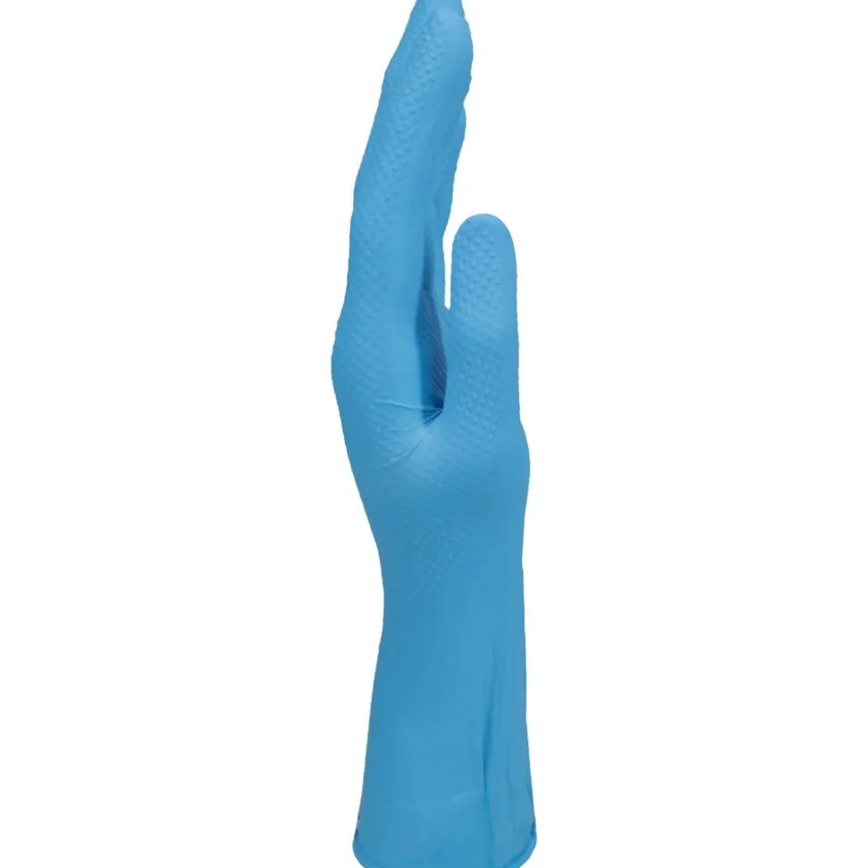 Disposable Gloves: Size X-Large, 8.0000 mil, Nitrile, General Purpose, Powder-Free