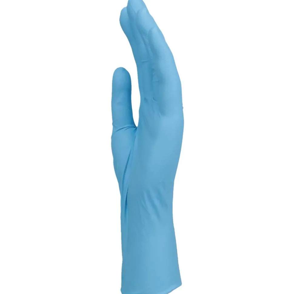 Disposable Gloves: Size X-Large, 8.0000 mil, Nitrile, General Purpose, Powder-Free
