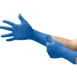 Disposable Gloves: Series Microflex SafeGrip, Size X-Large, 11.0000 mil, Latex, Medical, Powder-Free