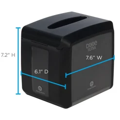 Dixie Ultra Tabletop Interfold Napkin Dispenser, Black