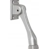 Door Stops: Type: Kick Down Door Stop; Finish/Coating: Silver, Painted; Projection: 4
