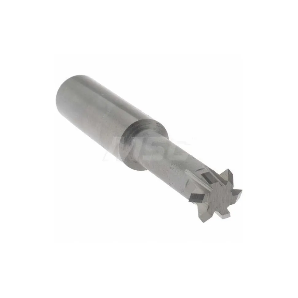 Double Angle Milling Cutter: 90 °, 3/8" Cut Dia, 1/8" Cut Width, 3/8" Shank Dia, Solid Carbide