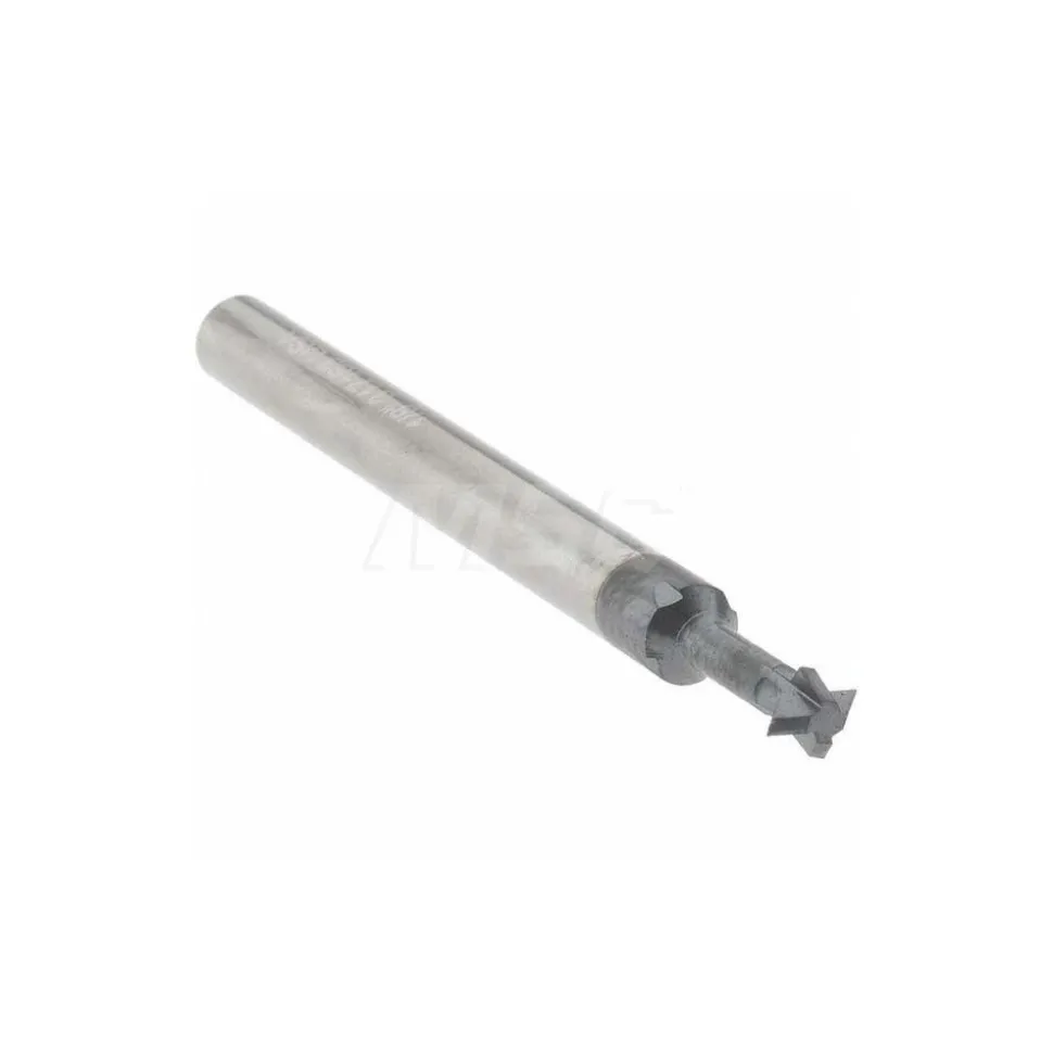 Double Angle Milling Cutter: 90 °, 1/8" Cut Dia, 0.062" Cut Width, 1/8" Shank Dia, Solid Carbide
