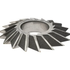 Double Angle Milling Cutter: 45 °, 2-3/4" Cut Dia, 1/2" Cut Width, 1" Arbor Hole, High Speed Steel