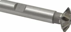 Double Angle Milling Cutter: 60 °, 1" Cut Dia, 5/16" Cut Width, 1/2" Shank Dia, Carbide Tipped