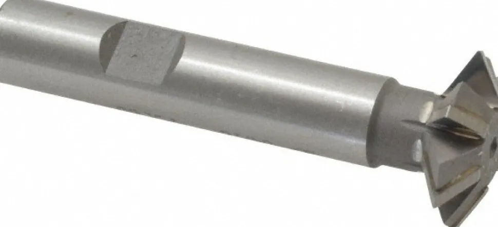 Double Angle Milling Cutter: 60 °, 1" Cut Dia, 5/16" Cut Width, 1/2" Shank Dia, Carbide Tipped