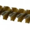 Double Stem/Single Spiral Tube Brush: 5/8" Dia, 6-1/4" OAL, Brass Bristles