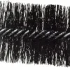 Double Stem/Spiral Tube Brush: 2-1/2" Dia, 7-1/2" OAL