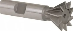 Dovetail Cutter: 60 °, 1" Cut Dia, 7/16" Cut Width, High Speed Steel