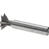 Dovetail Cutter: 45 °, 3/4" Cut Dia, 5/16" Cut Width, Cobalt
